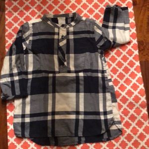 J Crew Cute Girls Toddler Size 3 Top Blue